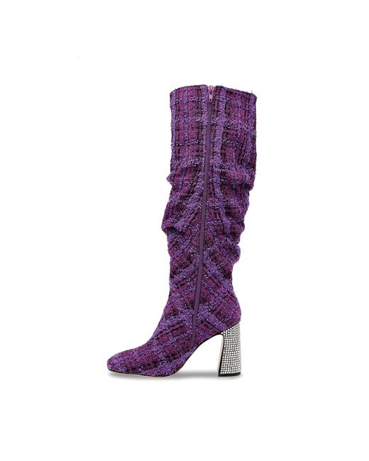 Betsey Johnson Declaan Knee High Boot in Purple Lyst