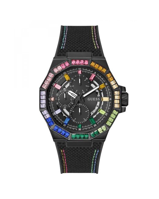 Guess Multicolor Energy Gw0701g1 Silicone Watch for men