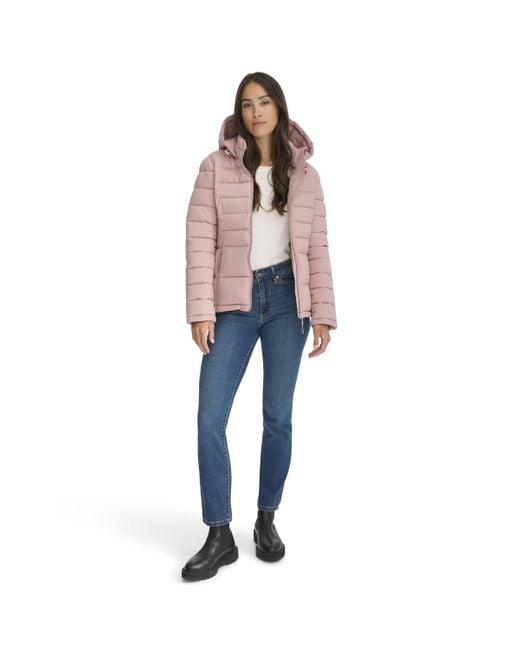Tommy Hilfiger Blue Every Day Lightweight Packable Coat Down Alternative