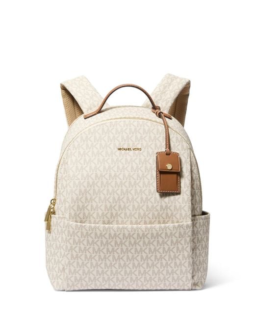 Michael Kors Natural MD BACKPACK VANILLA/ACRN