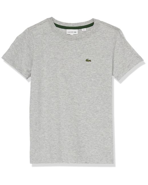Lacoste Gray Short Sleeve Crew Neck Classic Cotton T-shirt