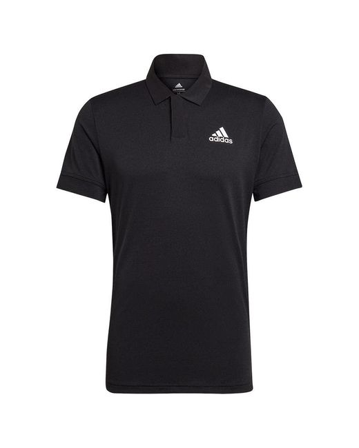 adidas Tennis New York Freelift Polo Shirt in Black for Men Lyst