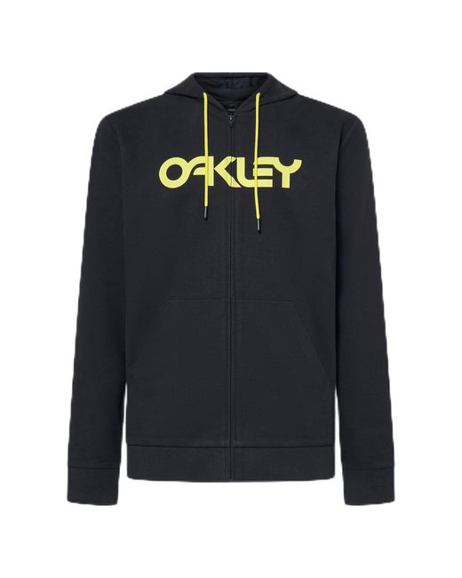 Oakley Blue Teddy Full Zip Hoddie Sweatshirt for men