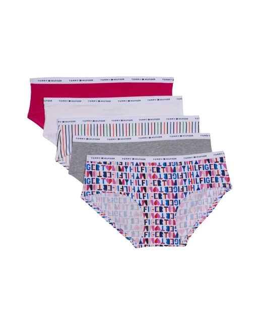 Tommy Hilfiger Pink Hipster-cut Classic Cotton Underwear Panty