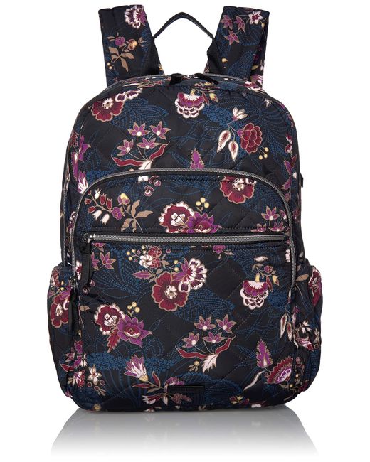 Vera Bradley Synthetic Performance Twill Campus Backpack in Blue Lyst