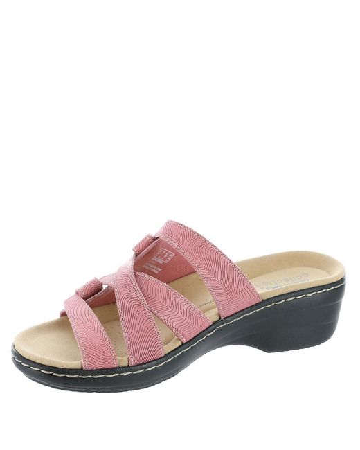 Clarks Pink Merliah Karli Slide Sandal