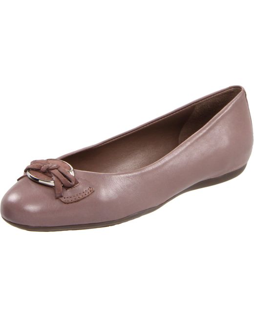 Geox Donna Lola S Ballerina Flat,old Rose,36 Eu/6 M Us in Brown | Lyst