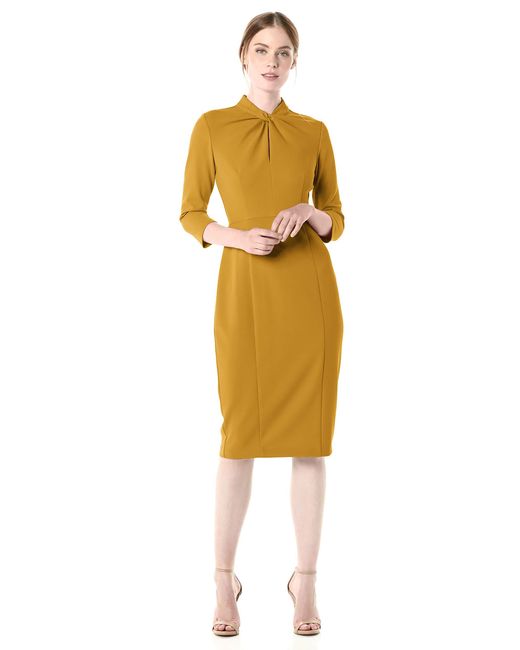 donna morgan crepe dress