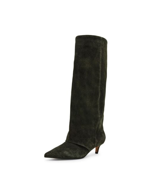 Steve Madden Black Luca Knee High Boot