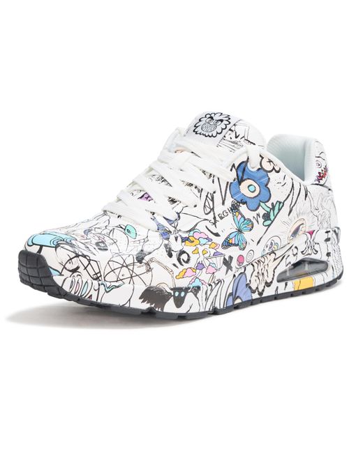 Skechers Metallic Uno-process Sketch Sneaker for men