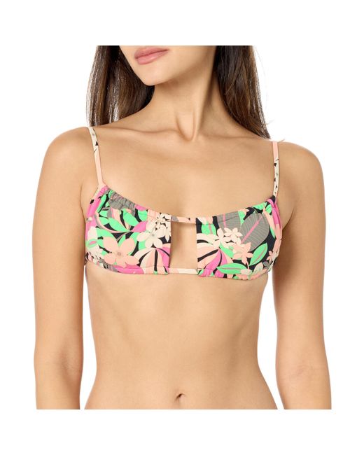 Roxy Black Standard Beach Classics Bralette Bikini Top