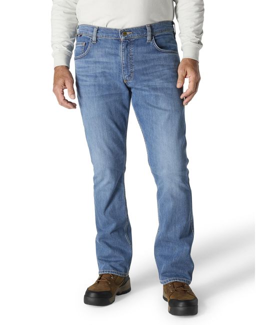 Carhartt Blue Fr Relaxed Bootcut Rugged Flex Jean for men