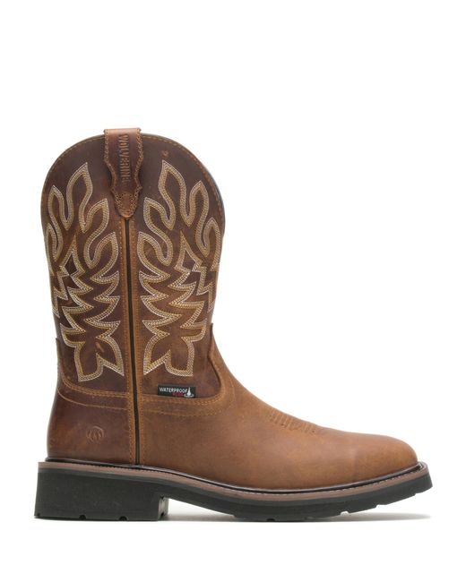 Wolverine Brown Rancher Steel Toe Construction Boot for men