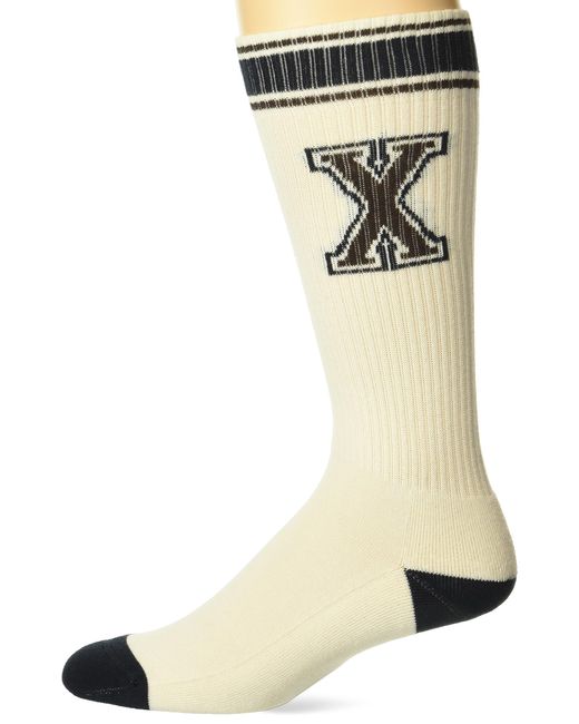 Emporio Armani Black A | X Armani Exchange Armani Exchange Collegiate Capsule Sock for men