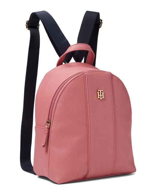 Tommy Hilfiger Pink Chloe Ii-valentine Mini Backpack W/pouch