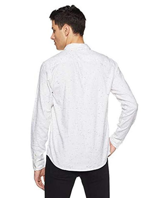 Scotch and Soda Mens Classic Longsleeve Shirt in Cotton//Elastane Quality Regular Fit Long Sleeve Casual Shirt