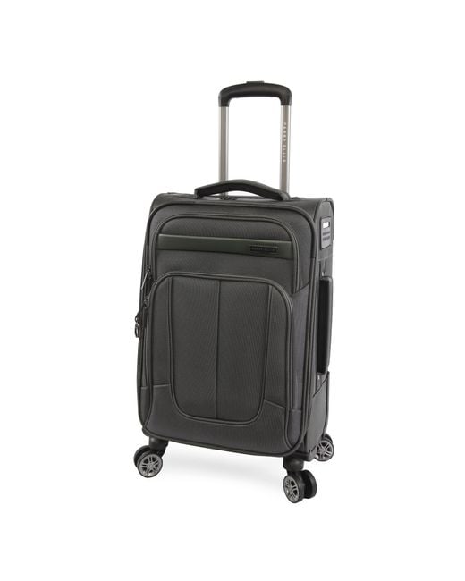 Perry Ellis Charleston Lightweight Spinner Carryon Luggage in Black Lyst