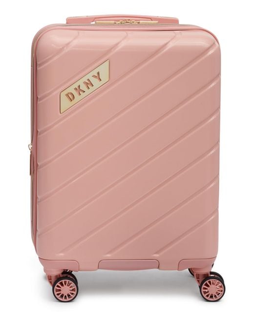 DKNY Pink Spinner Hardside Carryon Luggage