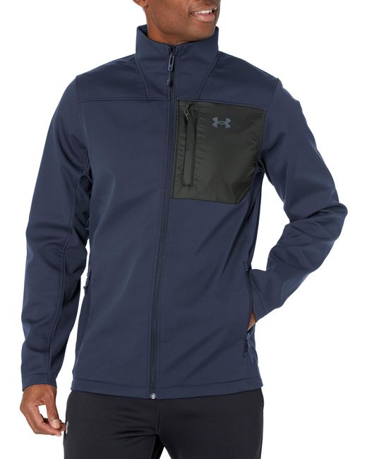 Under Armour Blue Coldgear Infrared Shield 2.0 Soft Shell for men