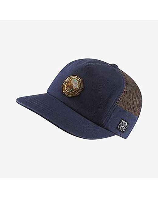 Hurley Blue Pendleton National Park Collection Cap for men