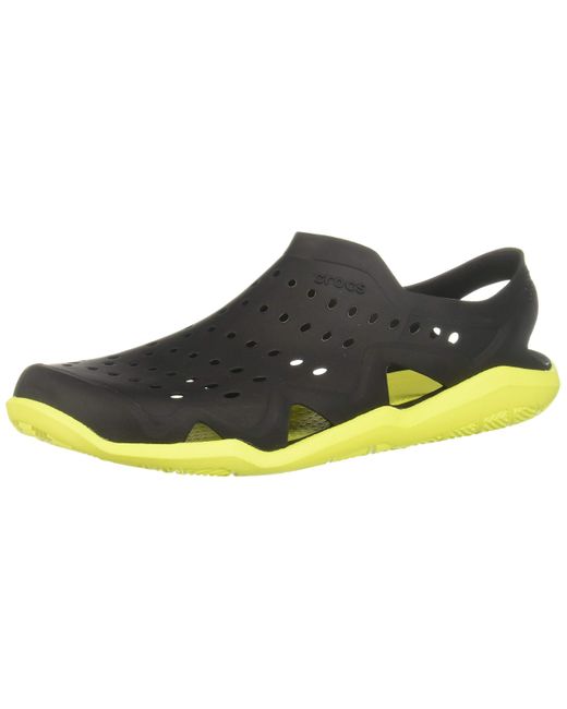 Crocs™ Black Swiftwater Wave Sandal Water Shoe for men