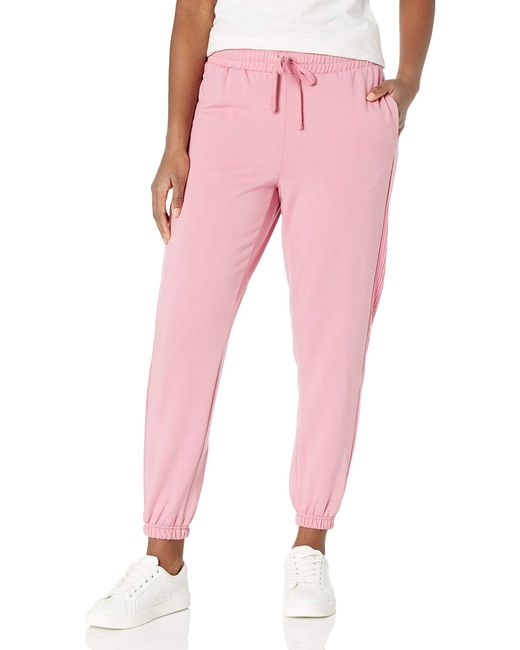 Danskin Rib Side Panel Jogger in Pink 