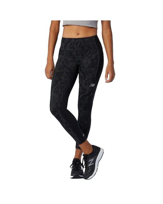 New Balance Reflective Impact Run Heat Tight in Black Lyst