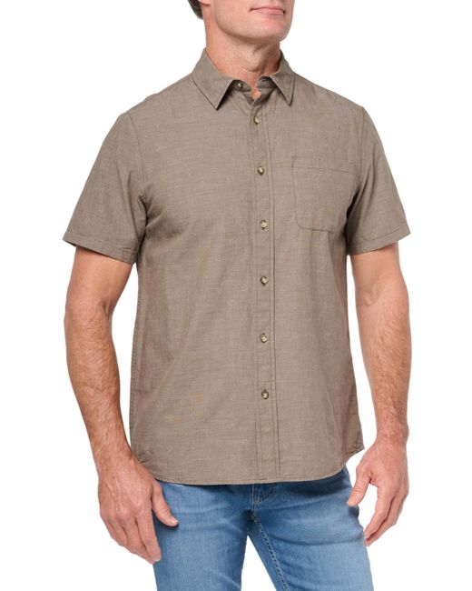 Pendleton Gray Short Sleeve Colfax Shirt for men