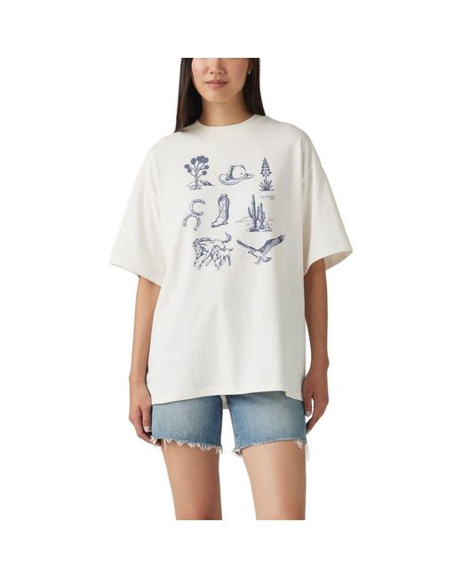 Levi's White Graphic Short Stack T-shirt