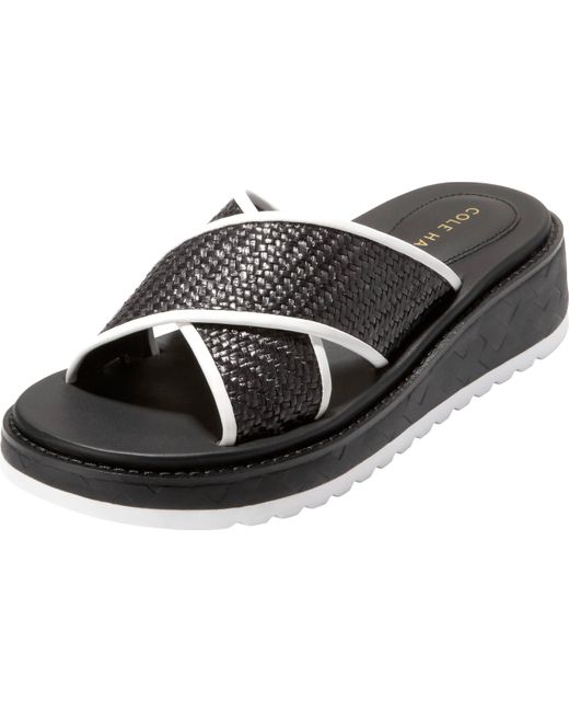 Cole Haan Black Grandpro Daylin Slides Sandal