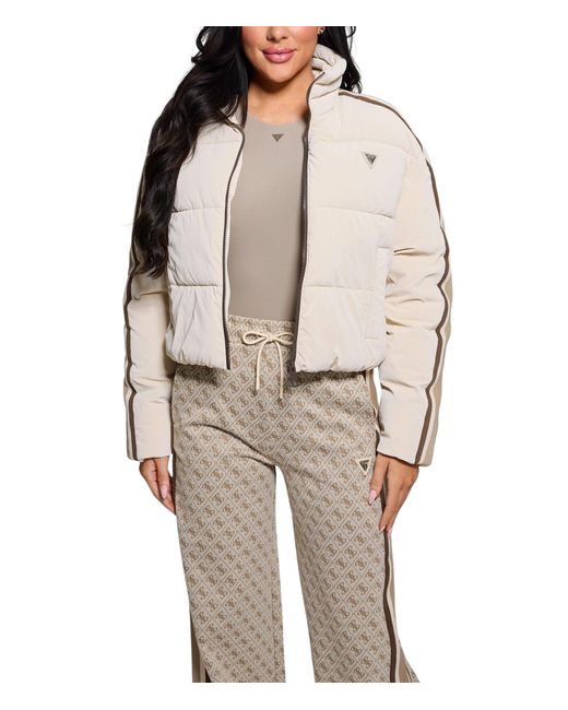 Guess Natural Eco Jean Puffer Jacket