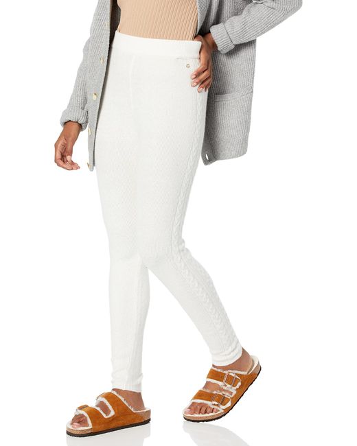 Jeans da donna elasticizzati a vita medio alta Curve X di Guess in White