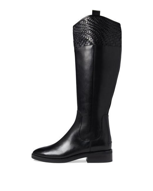 Cole Haan Black Hampshire Riding Boot Equestrian