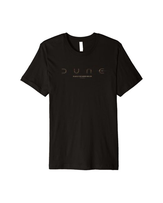 Dune Black Dune Fear Is The Mind Killer Logo Premium T-shirt