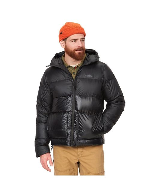Marmot Black 's Guides Hoody Jacket | Down-insulated for men