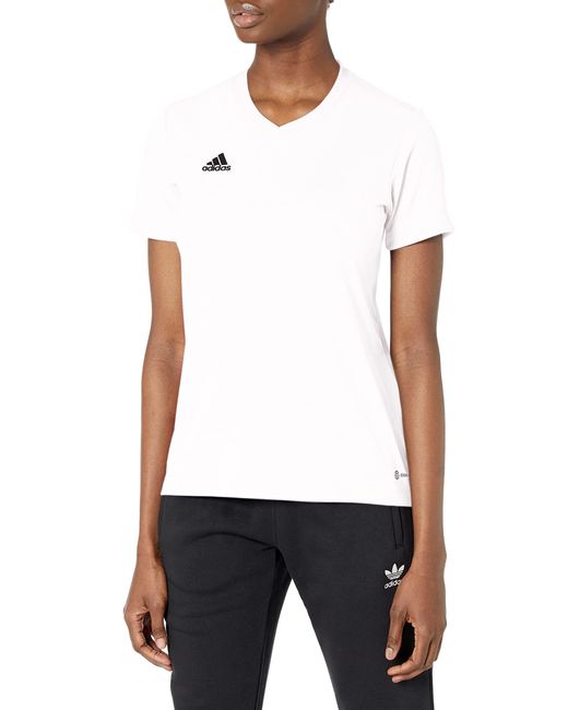 Adidas Entrada 22 Jersey In White - Lyst