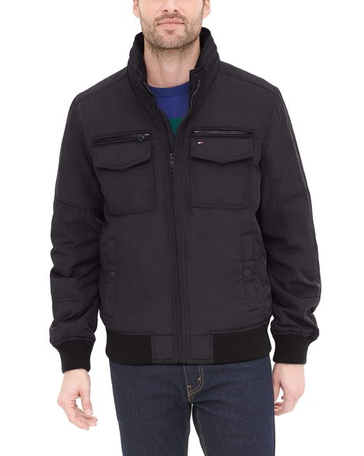 tommy hilfiger wind resistant jacket