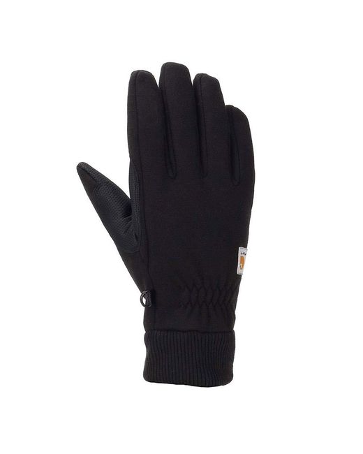 Carhartt Blue Wind Fighter Thermal-lined Fleece Touch-sensitive Knit Cuff Glove