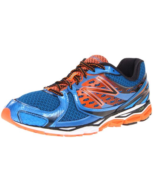 New Balance 1080 V3 Running Shoe in Blue/Orange (Blue) for Men | Lyst