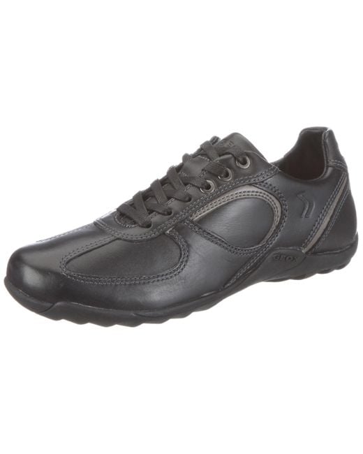 Geox Mcompass14 Fashion Sneaker,black Leather,40 Eu/7-7.5 M Us for Men |  Lyst
