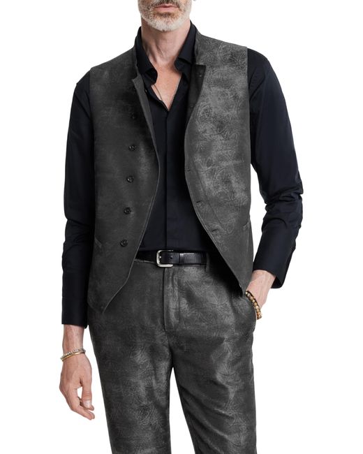 John Varvatos Black Beacon Vest for men