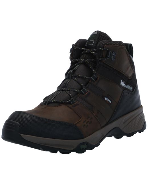 Timberland Black Switchback Lt 6 Inch Soft Toe Waterproof Industrial Hiker Work Boot for men