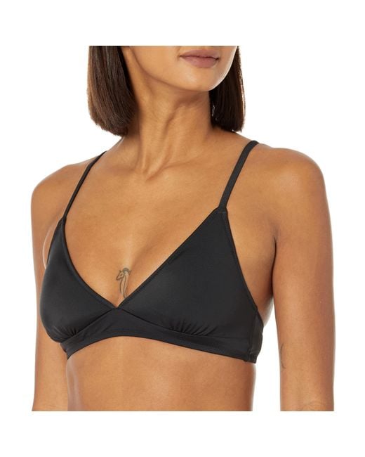Haut de Maillot de Bain Bikini Classique Soutien Léger Amazon Essentials en coloris Black