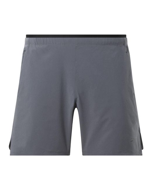 Reebok Gray Strength 3.0 Shorts for men