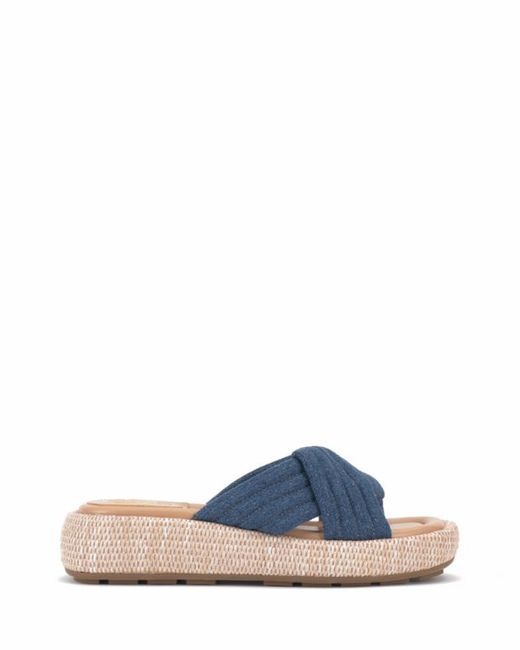 Vince Camuto Luesda Slide Sandal in Blue | Lyst