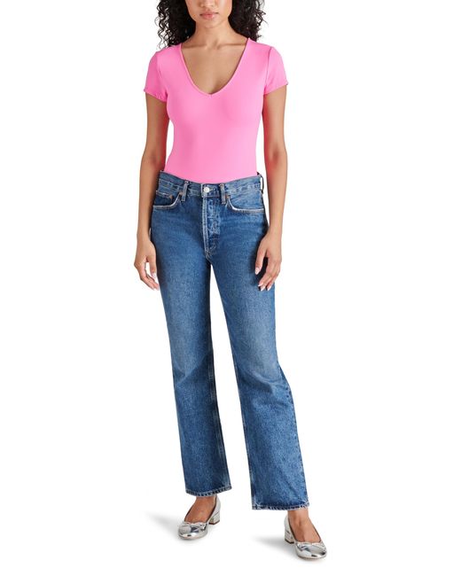 Steve Madden Pink Apparel Erica Bodysuit