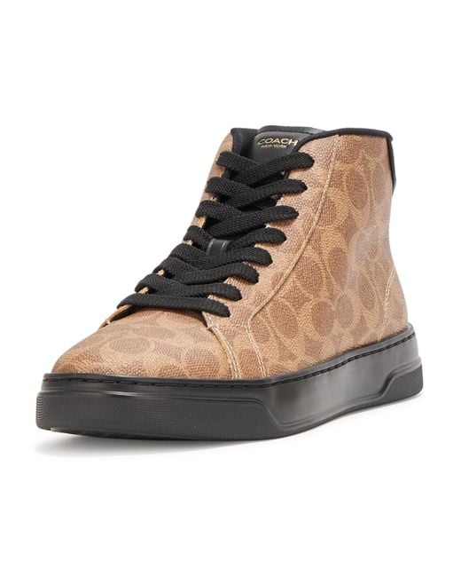 COACH Brown Cy060 Kh/bk12 D High Line Sig Ht Khaki/black 12 D for men