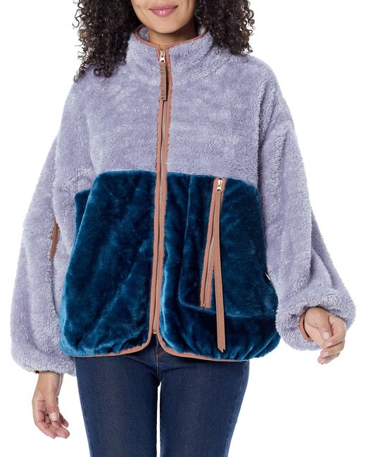 Ugg Blue Marlene Sherpa Jacket Ii Coat
