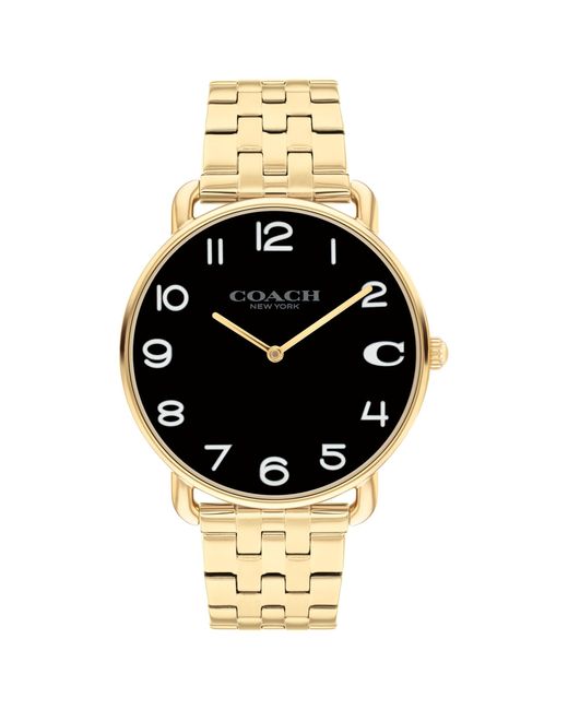 COACH Black Elliot Watch | Contemporary Minimalism With Distinctive Artistry | A True Classic Designed For Every Occasion | Water Resistant for men