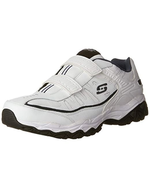 skechers memory foam white